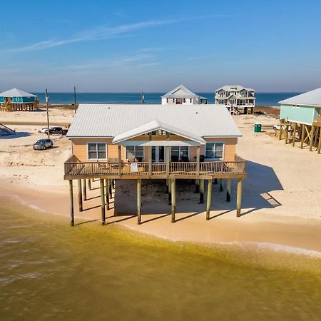 Sun Spot - True Gulf Front Private Home With Lovely Gulf Side Deck, Home 더핀 아일랜드 외부 사진