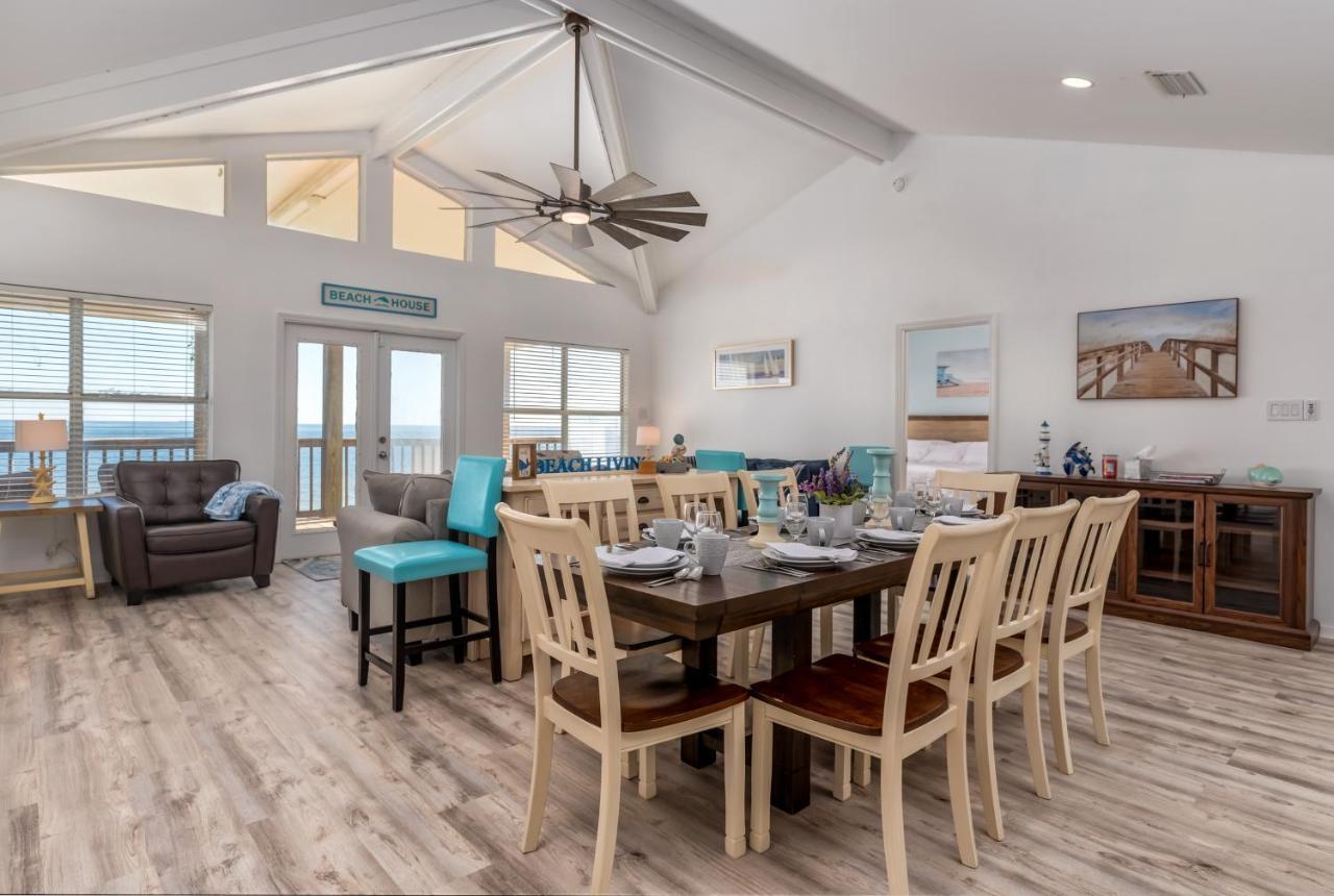 Sun Spot - True Gulf Front Private Home With Lovely Gulf Side Deck, Home 더핀 아일랜드 외부 사진