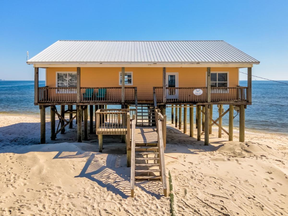 Sun Spot - True Gulf Front Private Home With Lovely Gulf Side Deck, Home 더핀 아일랜드 외부 사진