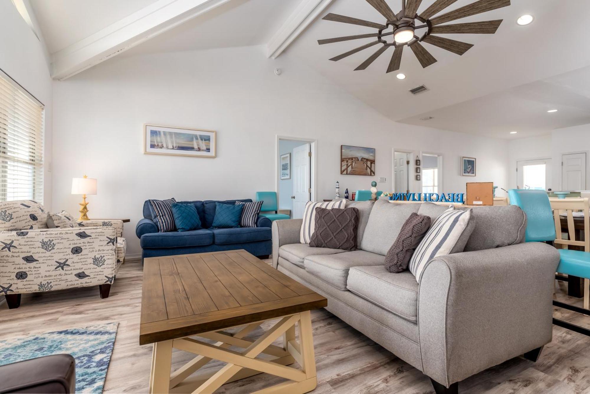 Sun Spot - True Gulf Front Private Home With Lovely Gulf Side Deck, Home 더핀 아일랜드 외부 사진