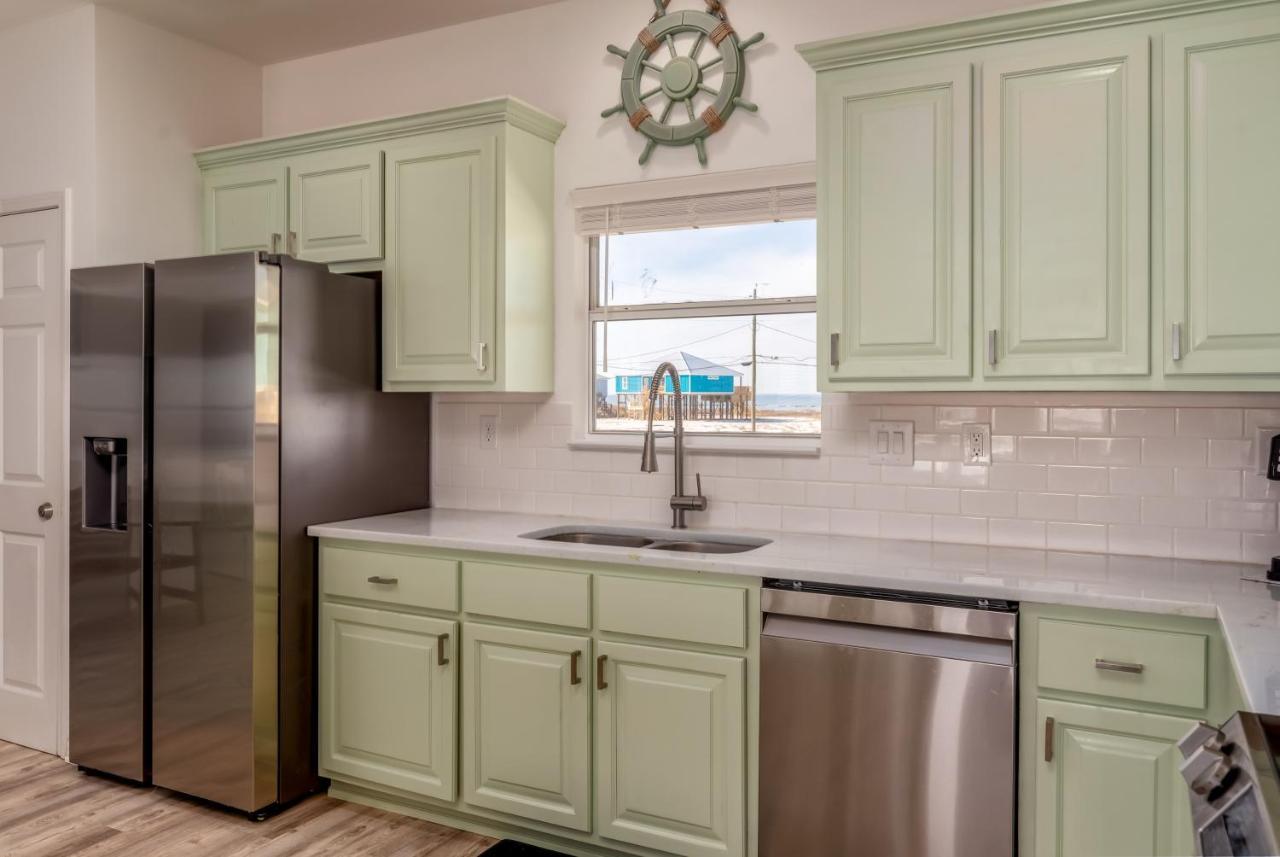 Sun Spot - True Gulf Front Private Home With Lovely Gulf Side Deck, Home 더핀 아일랜드 외부 사진