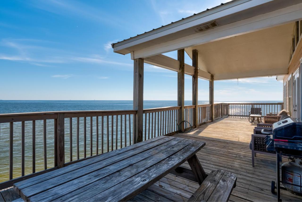 Sun Spot - True Gulf Front Private Home With Lovely Gulf Side Deck, Home 더핀 아일랜드 외부 사진