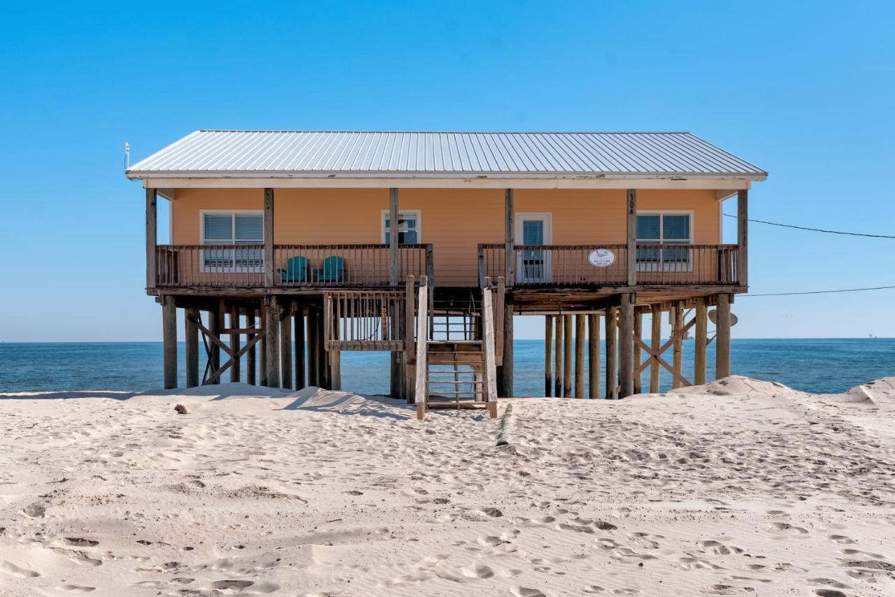 Sun Spot - True Gulf Front Private Home With Lovely Gulf Side Deck, Home 더핀 아일랜드 외부 사진