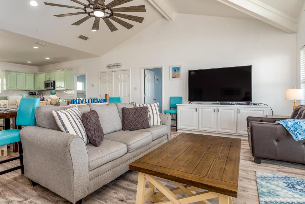Sun Spot - True Gulf Front Private Home With Lovely Gulf Side Deck, Home 더핀 아일랜드 외부 사진