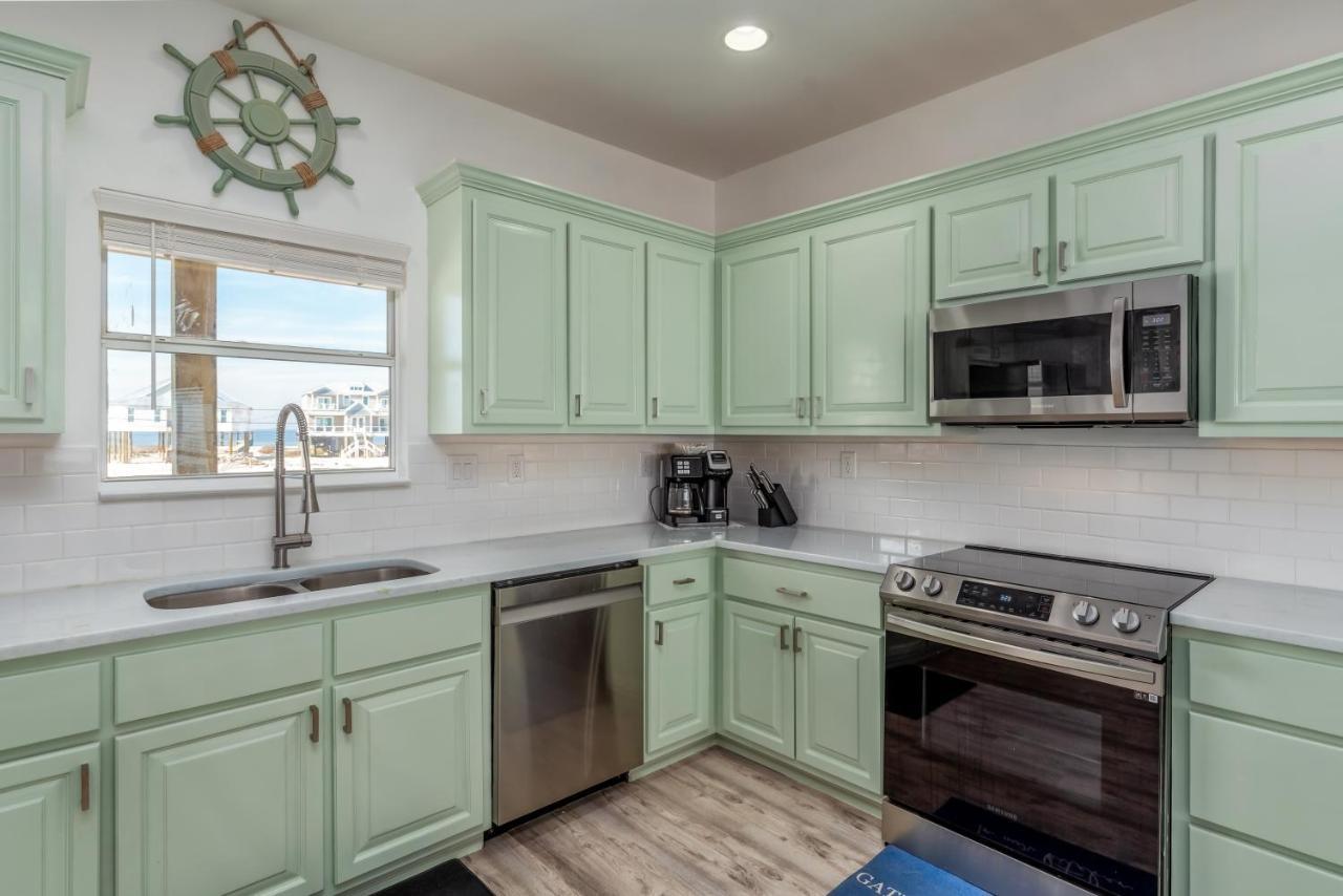 Sun Spot - True Gulf Front Private Home With Lovely Gulf Side Deck, Home 더핀 아일랜드 외부 사진