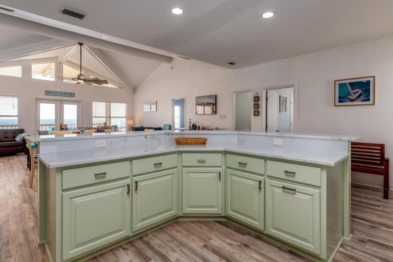 Sun Spot - True Gulf Front Private Home With Lovely Gulf Side Deck, Home 더핀 아일랜드 외부 사진