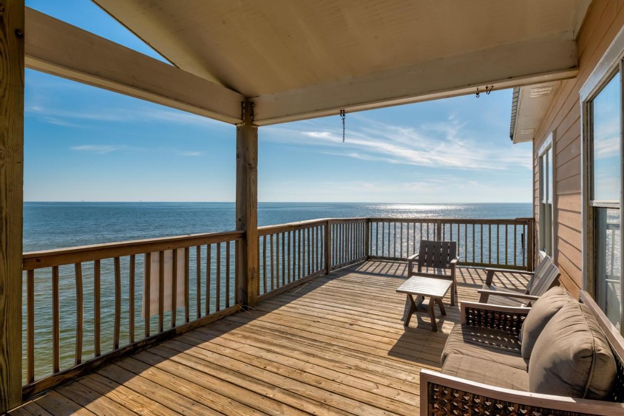Sun Spot - True Gulf Front Private Home With Lovely Gulf Side Deck, Home 더핀 아일랜드 외부 사진
